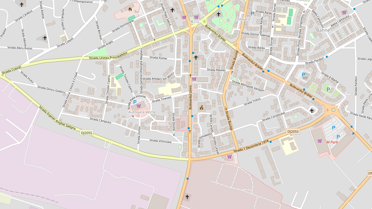 Harta biroului VN House Avantaj — Bd. Unirii, nr. 13, Focșani