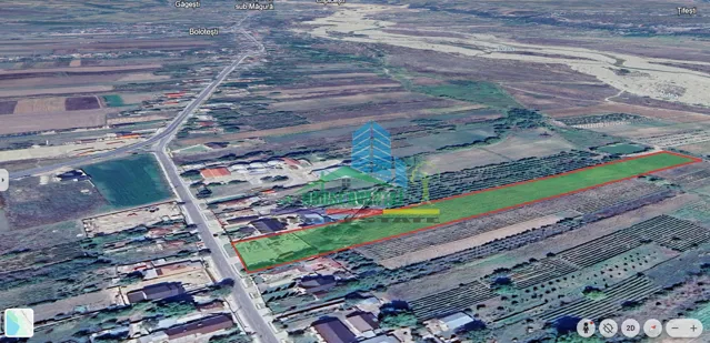 Proprietate industrială comercială de vânzare   11.574 mp teren, acces TIR-A7